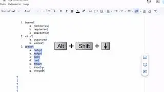 Ordered List with Levels: Create, edit in Google Docs or MS Word