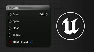 Gate (Flow Control) - Tüm Node'lara Bakış | Unreal Engine 5 Tutorial 