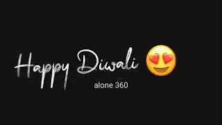 Happy Diwali 💞 Whatsapp Black Screen Status Video 2022 