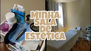 MINHA PRIMEIRA SALA DE ESTÉTICA | na minha casa