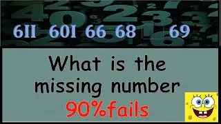 puzzels | number | pattern question | for genius