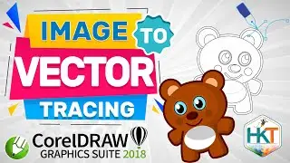 How To Convert IMAGE To Vector In COREL DRAW