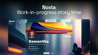 Nosta work in progress share: Improving Nostr onboarding and account creation