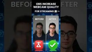 How to Improve Webcam Quality in OBS 🚀 