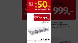 Wielkie wietrzenie magazynów, do -50% taniej w BRW - szafa Forn materac Mimas Multi