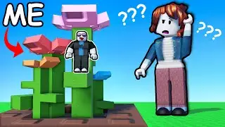 finding IMPOSSIBLE Spots in Roblox hide from giant...