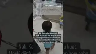 Sehat dan kuat nak, terimakasih masih tetap tegar meski diiinfus nak #sehat #bersyukur