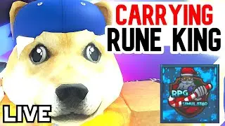 Carrying: Rune King | Giveaways! RPG Simulator | Roblox (LIVE)