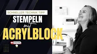 Schnelle Stempeltechnik - Acrylblockstempeln mit Produkten von Stampin` Up! #anleitung