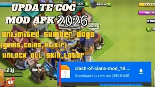 DOWNLOAD COC MOD APK TERBARU 2025!! UNLIMITED MONEY + UNLIMITED GEMS V18.0.10