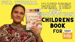 Make this low competition children's coloring book on Canva for Amazon KDP | FULL TUTORIAL