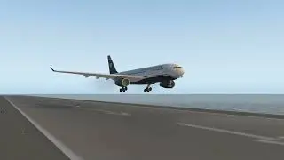 A330-200 Butter landing | X-plane 11 | 60 Fps #swiss001landing #buttertherunway