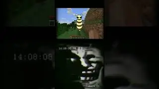 Тролль Лицо и пчела Шахтерское ремесло #bee #minecraft #trollface @raredoodle