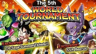 BIG BAD BOSSES PUT IN WORK! | Dragon Ball Z: Dokkan Battle 5th World Tournament Gameplay!