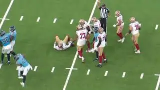 Trent Taylor bad routes vs TEN