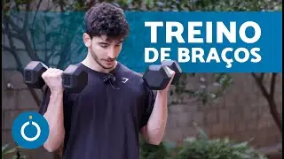 Treino de BRAÇOS em 5 MINUTOS 💪 Com PESOS 💪 Para INICIANTES