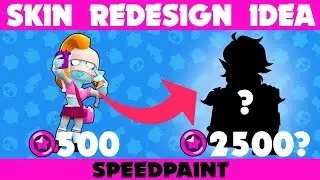 College Emz Redesign [Brawl Stars Speedpaint]
