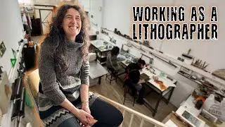 Printing Art with Hands - Visiting a Lithography Studio