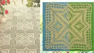 Crochet Pattern #3 for a Tablecloth