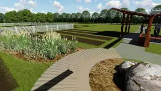 Maring Hunt Library - Community Garden - Pavilion Walkthrough