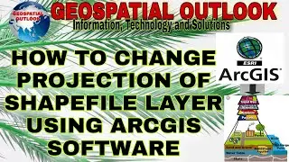HOW TO CHANGE PROJECTION OF SHAPEFILE /FEATURE CLASS USING ArcGIS SOFTWARE