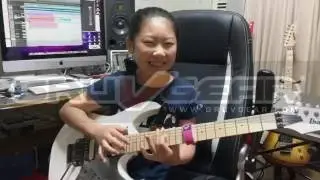 Li-Sa-X guitar tapping demo featuring FretWraps String Muters