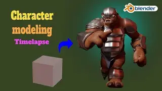 Character modeling -- Olog hai -The Lord of the Rings  | Blender | Time-lapse