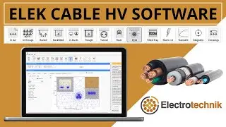 ELEK Cable High Voltage Software | Accurate Current Ratings of Cables in Custom Arrangements