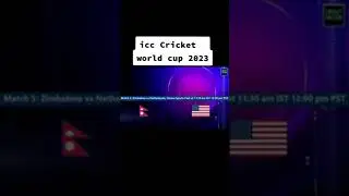 THE schedule of ICC world cup 2023 qualifier