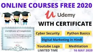 Free Latest Udemy Paid Online Courses Free with Free Certificates | Best Free Online Courses