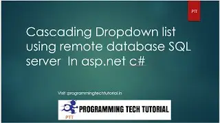 asp.net c# cascading dropdownlist remote database sql server 