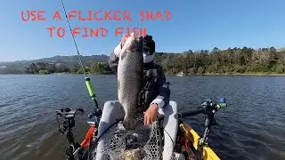 How to troll the Flicker Shad 5 to find scattered fish