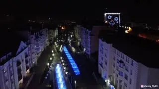 Ночной Ставрополь в ожидании снега
