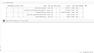 Show the percentage off Null Values Every Column in Dataframe Python