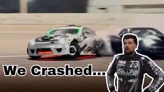 Drift practice with TJ HUNT: Gone wrong...