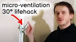How to micro-ventilate your plastic windows 🐻