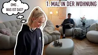 SHE reacts for the FIRST TIME to my NEW FURNITURE in the apartment! | Sonny Loops