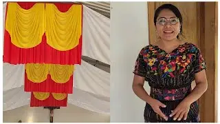 Getting ready for the party/ Sololà costume