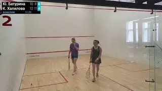 Юлия Батурина vs Ксения Халилова - Командная лига 2020 Пермь