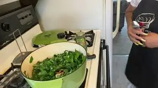 How to cook Collard greens with bacon recipes for dinner!