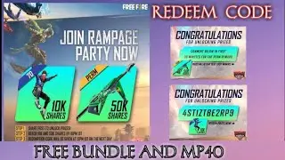 POKER MP40 AND STREET BOY BUNDLE REDEEM CODE | RAMPAGE PARTY NOW REDEEM CODE | TODAY REDEEM CODE