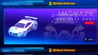 Painted Masamune in Rocket League!