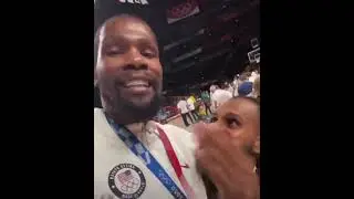 KD & Patty Mills trash talking Ime Udoka didn't end well 😅. #nbahighlights, #shorts
