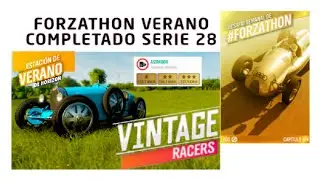 Forza Horizon 4 Desafío Semanal #FORZATHON Verano Completado Vintage Racer, Serie 28