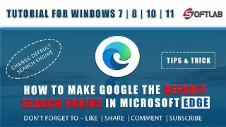How to Make Google the Default Search Engine in Microsoft Edge Chromium  in Hindi
