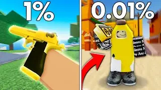 Using My RAREST ITEMS In Roblox Arsenal...