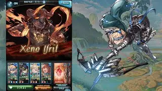 [GBF] Xeno Ifrit Extreme in 3 Turns (Requirements for Xeno Ifrit Axe ULB)