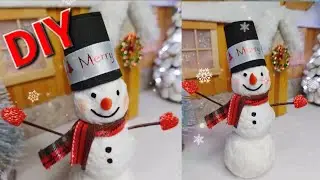Pupazzo di Neve☃️ fai da te🎄DIY SNOWMAN