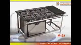 Fogão Industrial de ferro ou em aço inox