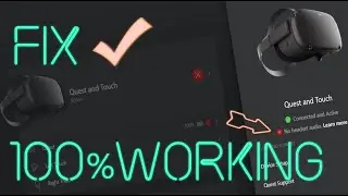 OCULUS LINK AUDIO FIX! (POSSIBLY OUTDATED) (QUEST 1 & 2)